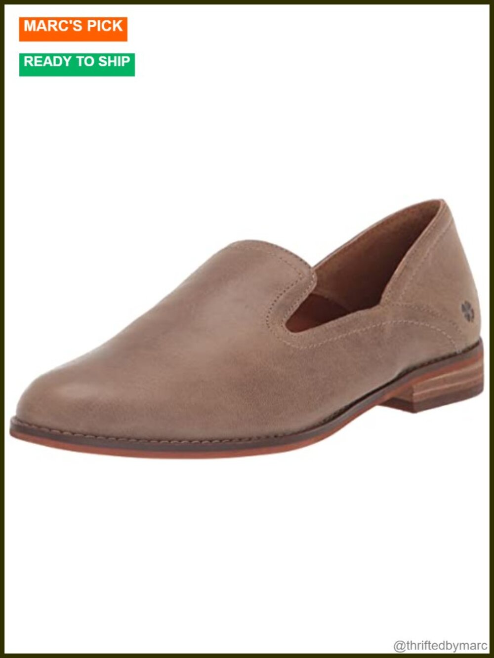 Lucky Brand Ellanzo Slip-On Loafers Leather Almond Toe